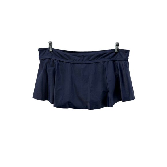 Romans Swim Suit Size 22 W Tankini and Skirt Bottoms Blue Multi Color EUC - Picture 2 of 9